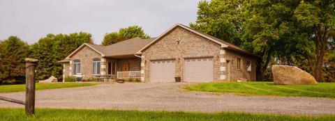 brick rural home