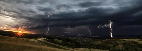 stormy landscape