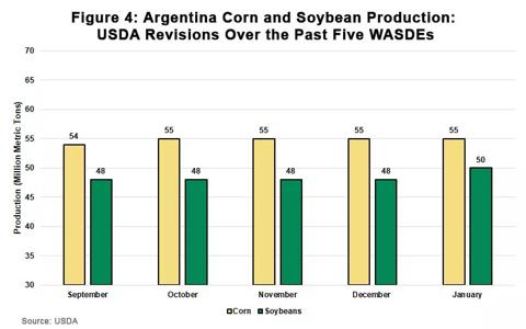 Figure 4 Argentina corn and soybean production January 2024